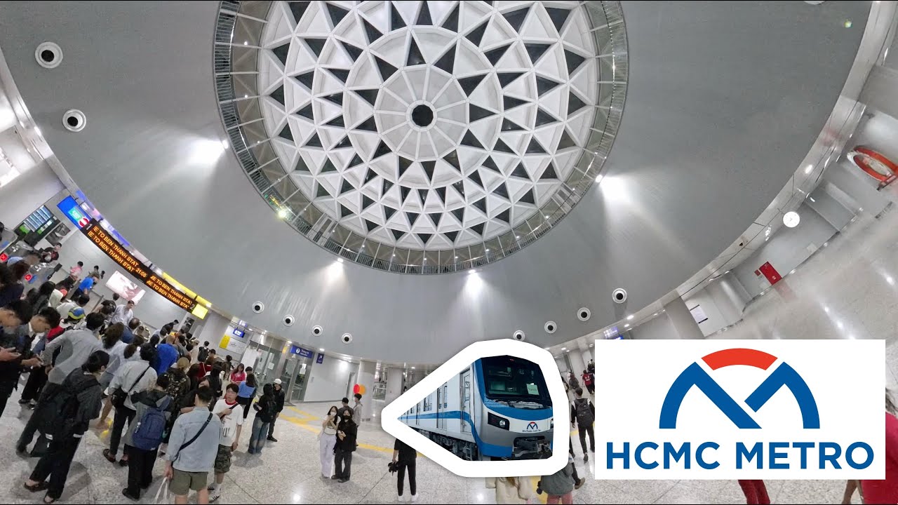 Metro Sài Gòn đẹp hơn Metro Hà Nội nha #Vlog2025.02