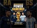 FIFA World Cup 2026 Power Rankings 🌍🏆 Who's #1? #worldcup #footballfans