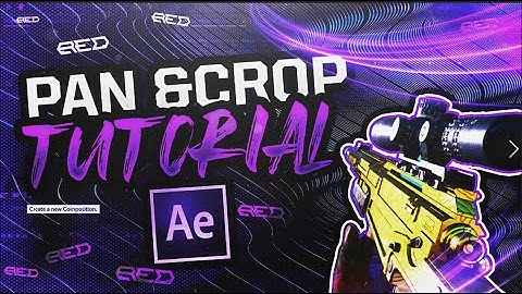 Red Eight: PC- Frag edit pan-crop tutorial [After effects]