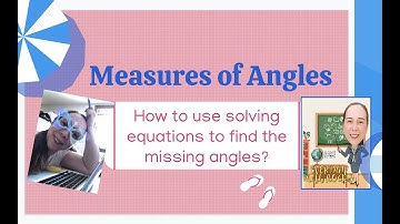 Find the missing ANGLES using Equations with complementary and supplementary angles.