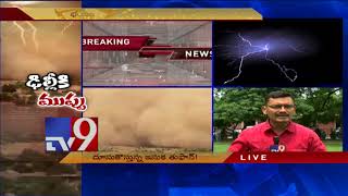 Delhi on high alert for dust storm with thunderbolts - TV9