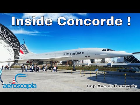 Inside [Concorde] ! Visit the 2 [Concorde] at [Aeroscopia] Museum. Discover the rarely open F-BVFC.