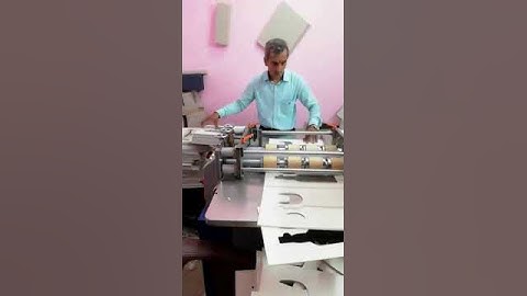 V Grooving Machine II Rigid Box Making Machine II High Speed II 3s Graphic Solutions II