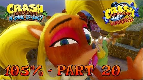 Crash Bandicoot 3 - N. Sane Trilogy - 105% Walkthrough, Part 20: Double Header (Gem)