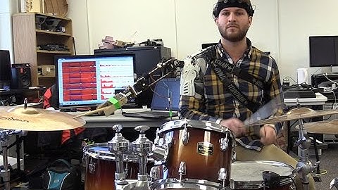 Robotic arm helps you drum like a boss