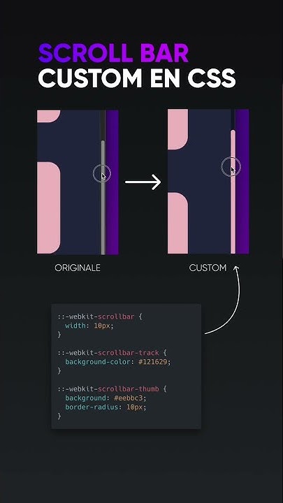 Custom scroll bar with CSS - YouTube