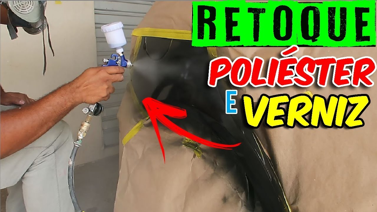 RETOQUE NA PINTURA AUTOMOTIVA- POLIÉSTER E VERNIZ! - YouTube