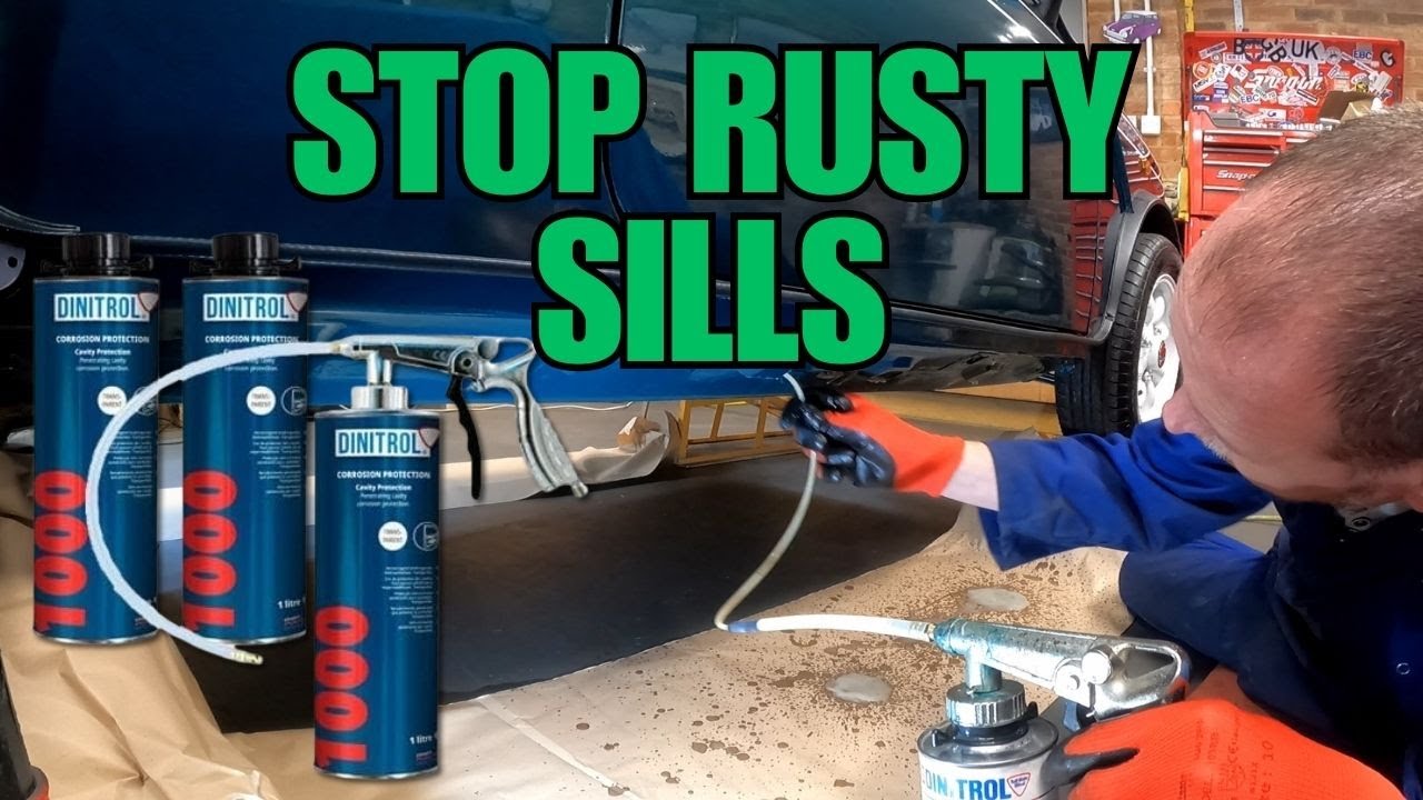 Stop Sill Corrosion Dinitrol Cavity Wax - Classic Mini Workshop Part. 99