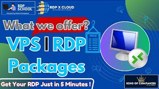 Complete VPS &amp; RDP Package List | Best Value Plans &amp; Pricing by RDP School ( RDP X Cloud )