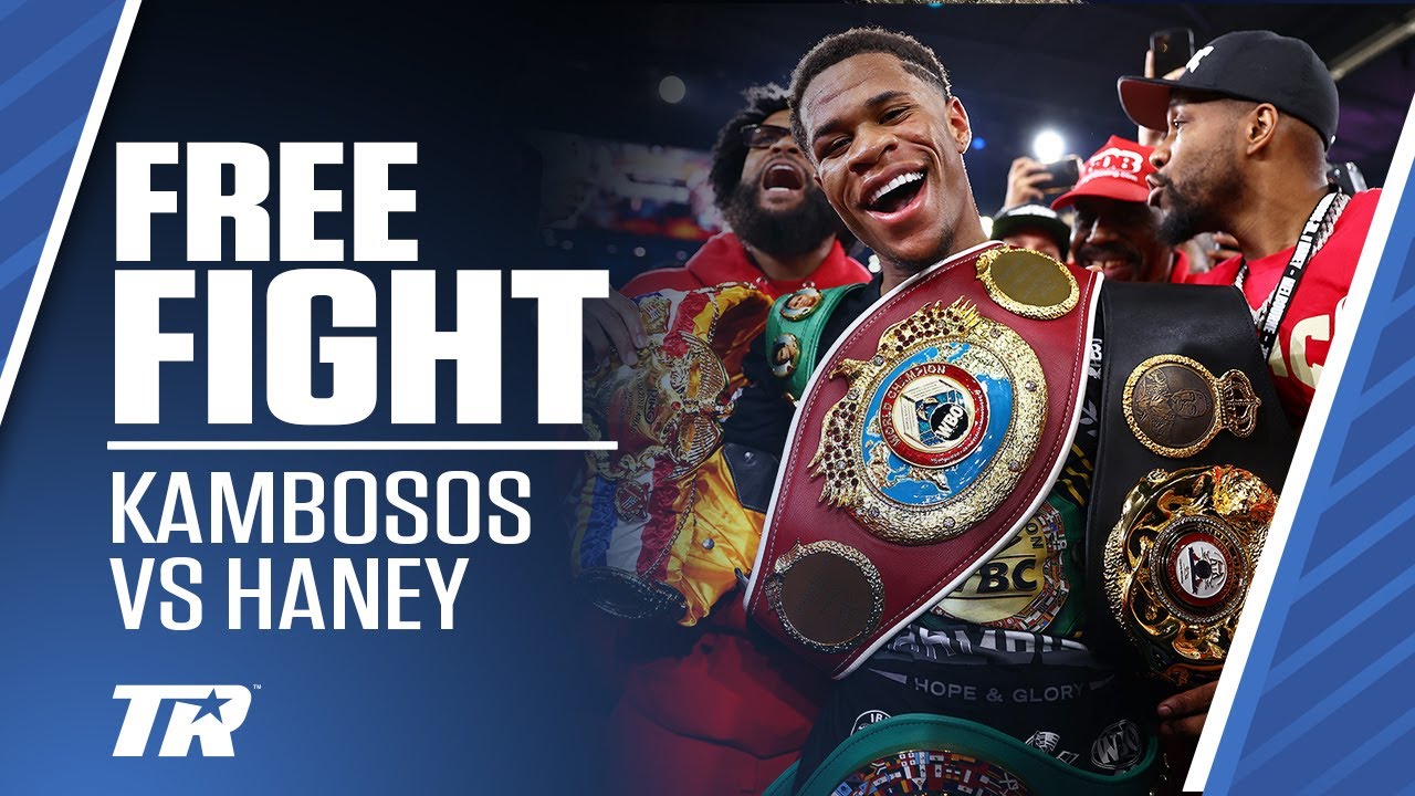 Haney Becomes Youngest Undisputed Champion Ever George Kambosos vs Devin Haney 1 FREE FIGHT