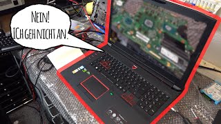 Vom Zuschauer: GamingLaptop geht nach 'Reparatur' nicht mehr an