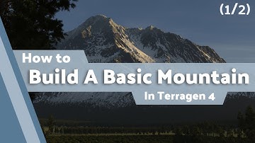 Terragen 4 Basics: Create a Basic Mountain (1/2)