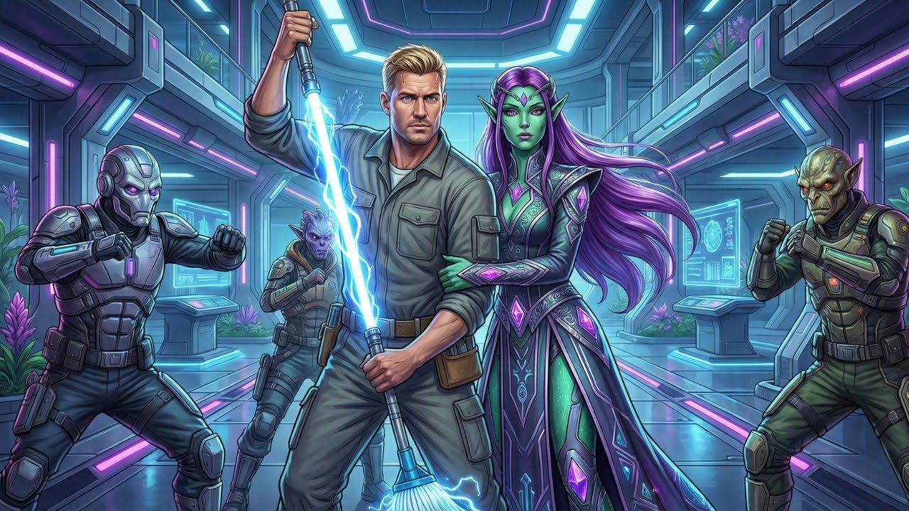 Human Janitor Saves Rich Alien Woman From Kidnapping With A Secret Skill — What She Did Changed All