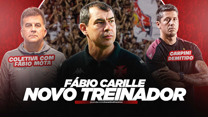 VITÓRIA CONTRATA FÁBIO CARILLE COMO NOVO TREINADOR; SAIBA MAIS