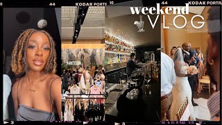 WEEKEND IN MY LIFE VLOG | DIY BOB FAUX LOCS, MINI RANT, MALL RUN, WEDDING &amp; MORE