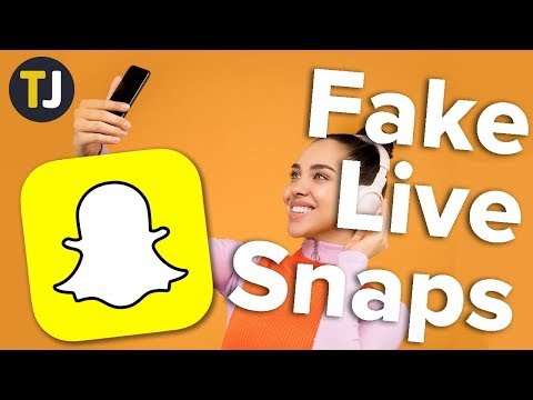 How To FAKE Live Snaps in Snapchat!