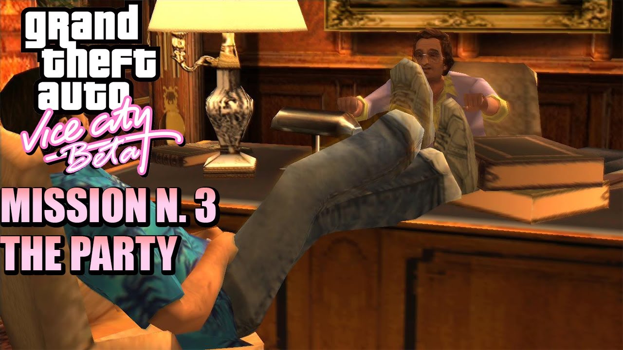 GTA Vice City Beta Mission 3 The Party YouTube gta-vice-city-beta-mission-3-the-party-youtube