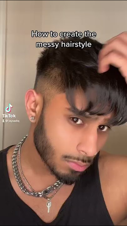 How to style messy hair! #hairstyle #howto #style #mentalhealth #groom