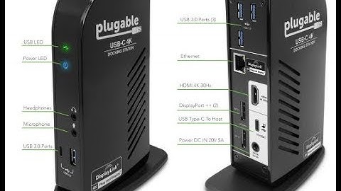 Plugable USB-C Triple 4K Display Docking Station Unboxing Review