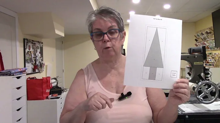 Tall Tree #2 Paper Piecing with Phyllis for Mad Moody Quilting Fabrics