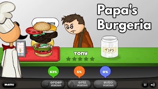 Papas Burgeria Flash Game Lets Play