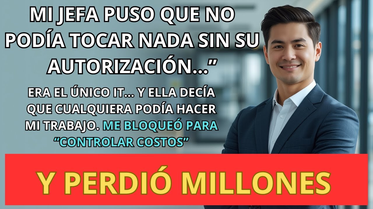ERA EL ÚNICO IT DE LA EMPRESA… MI JEFA PENSÓ QUE ERA REEMPLAZABLE