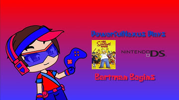 The Simpsons Game (DS) Gameplay: Bartman Begins
