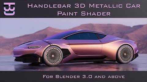 HB3D Metallic Car Paint Shader for Blender 3.0