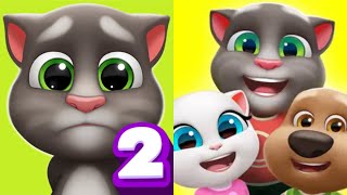 My Talking Tom 2 Cooking Minigame VS My Talking Tom Friends New Outside Activities screenshot 2