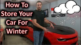 How To Store Your Car For Winter Storage