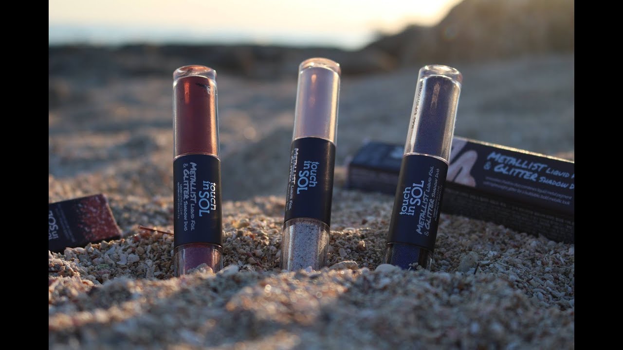 BB Cosmetics / Touch in SOL /Metallist Liquid Foil & Glitter Shadow Duo