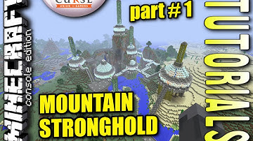 Minecraft PS4 - MOUNTAIN STRONGHOLD - How To - Tutorial - ( PS3 / XBOX / PC / VITA )  Update