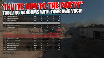 My Team Cracks Up Laughing For 5 Minutes Straight (Trolling Randoms With Their Own Voice)