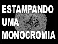 ESTAMPANDO UMA MONOCROMIA NA PRATICA