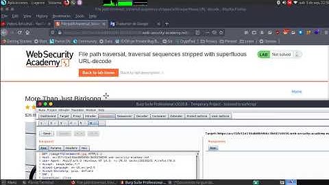 File path traversal, traversal sequences stripped with superfluous URL-decode