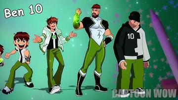 Ben 10 Growing Up Compilation | Cartoon Wow