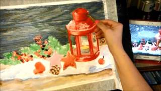 Как рисовать масляной пастелью How to draw oil pastel(Работа рисуется по уже подготовленной подложке, нарисованной акварелью. В видео фрагмент работы., 2016-02-03T11:29:55.000Z)