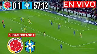 COLOMBIA VS BRASIL En Vivo Hoy 🔴Sudamericano Femenino 2026 Partido en vivo