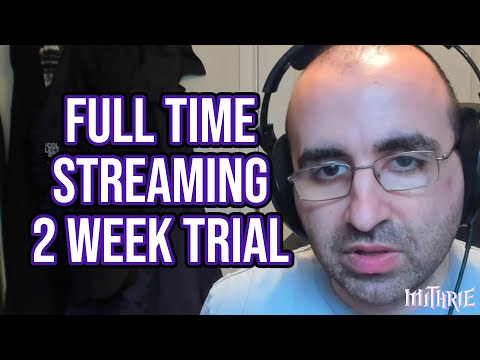 Capa de Mithrie VLOG #48 Full Time Streaming (2 Weeks Trial)