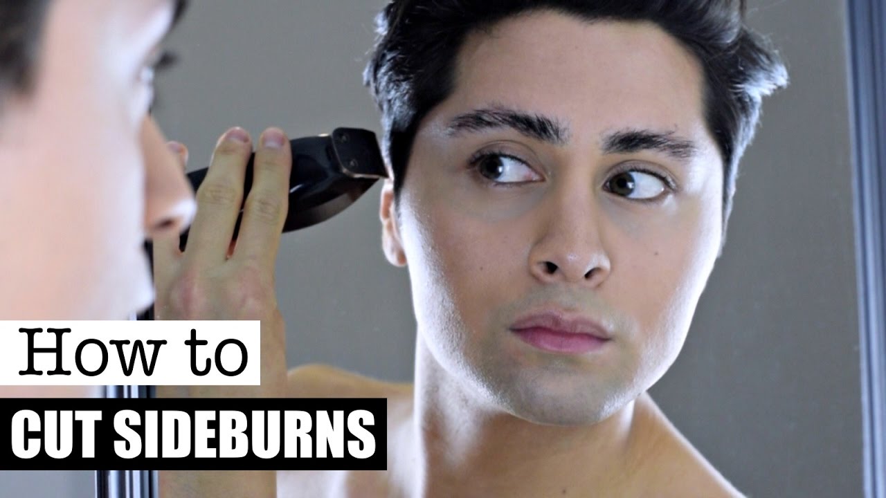 how to cut sideburns with clippers