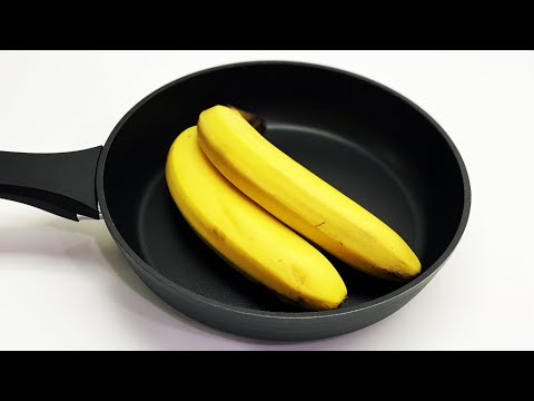 Бананы жареные в кляре. Вкусный и полезный десерт