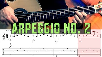 Arpeggio No. 2 - Free Sheet Music/TAB - Robert Lunn