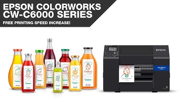 Epson Colorworks CW-C6000 series increase your printing speed up by 30% FOR FREE [EN]