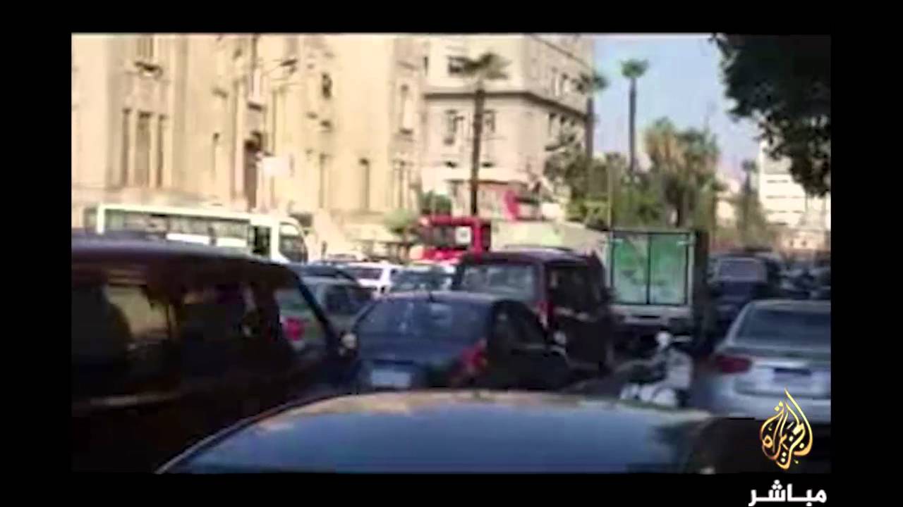 #شاهد ..  مظاهر الإزدحام والتكدس المرورى بشوارع الجيزة وخاصة شارع التحرير بالدقي