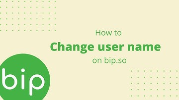 How to Change your Username on bip.so?