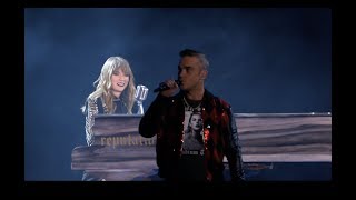 Taylor Swift and Robbie Williams - Angels - reputation Stadium Tour Resimi