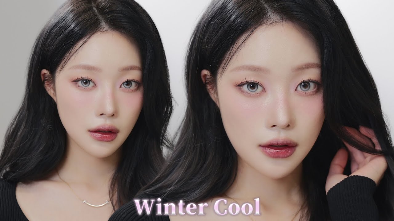 겨울에 더 추워 보이는🥶이냉치냉 겨울쿨톤 메이크업❄️🩷 *여쿨이 말아주는 겨쿨♥ㅣMINCARONG