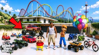 Franklin And Shinchan Take Revenge From Rich Smarty Bad Boy & Stole His RC Toys In GTA V