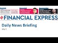 News with financial express july 1 2020