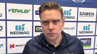 Reactie coach Arjan Taaij na de 3-1 winst op Numidia